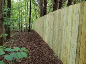 Wooden Fence Installation