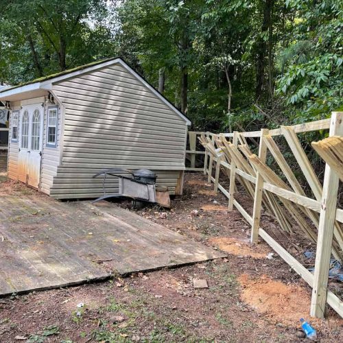 Wooden Fence Installation in Dallas, GA